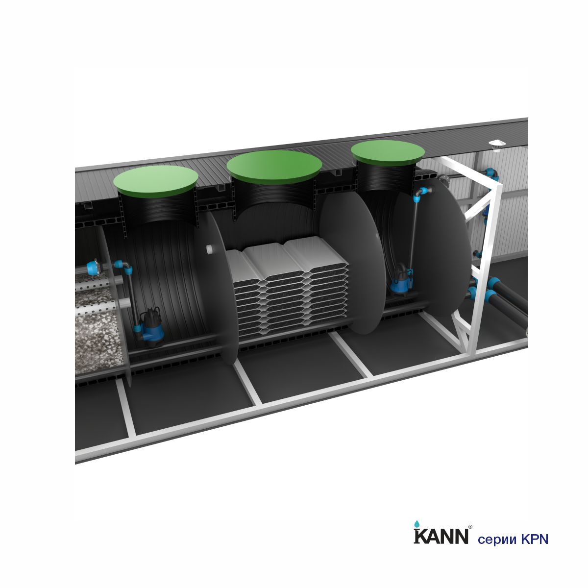 Песконефтеуловитель (ПНУ) KANN серии KPN, локальное очистное от производителя