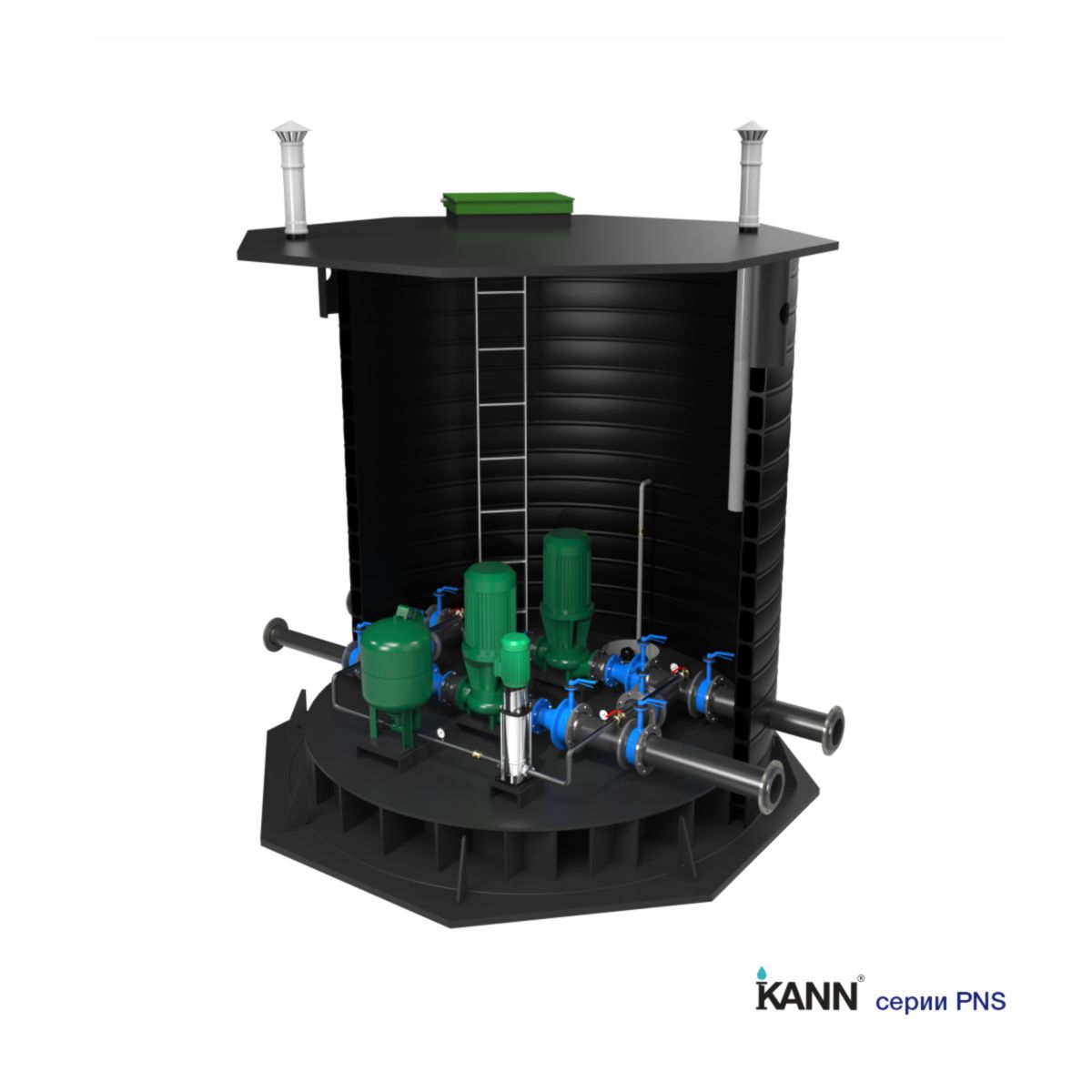 Канализационные насосные станции (КНС) KANN серии KN