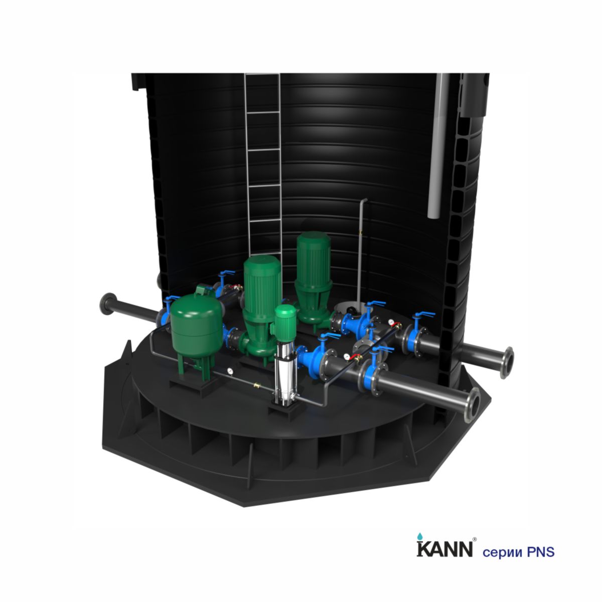 Канализационные насосные станции (КНС) KANN серии KN